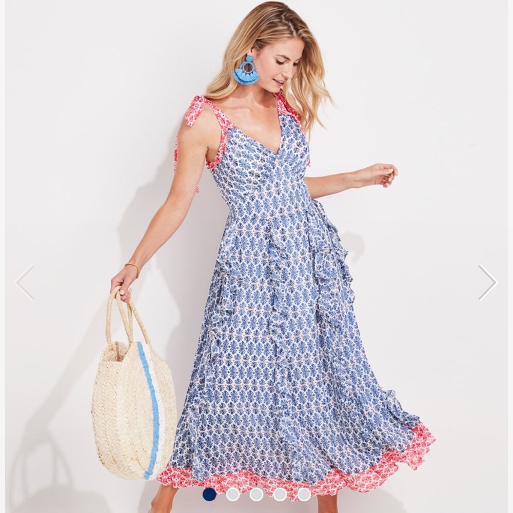 VV print Block Maxi Dress NWT💝